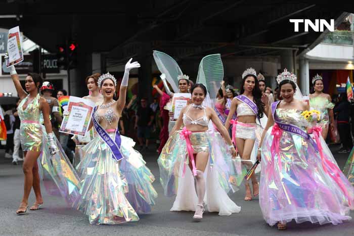 พาเหรด PrideMonth ยิ่งใหญ่ โบกธงสีรุ้งยาวที่สุดในประเทศไทยกว่า 200 เมตร