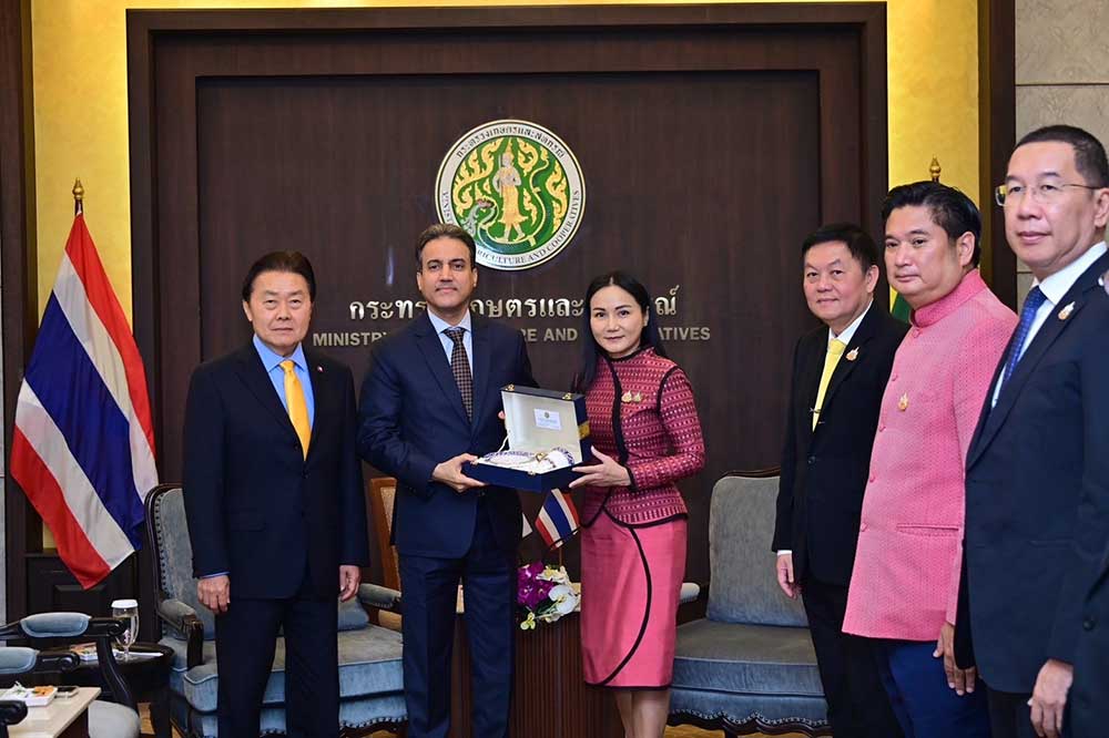 รมว.เกษตรฯ สานสัมพันธ์ทางการทูตโอมาน ส่งเสริมความร่วมมือเกษตรและประมง รมว.เกษตรฯ สานสัมพันธ์ทางการทูตโอมาน ส่งเสริมความร่วมมือเกษตรและประมง