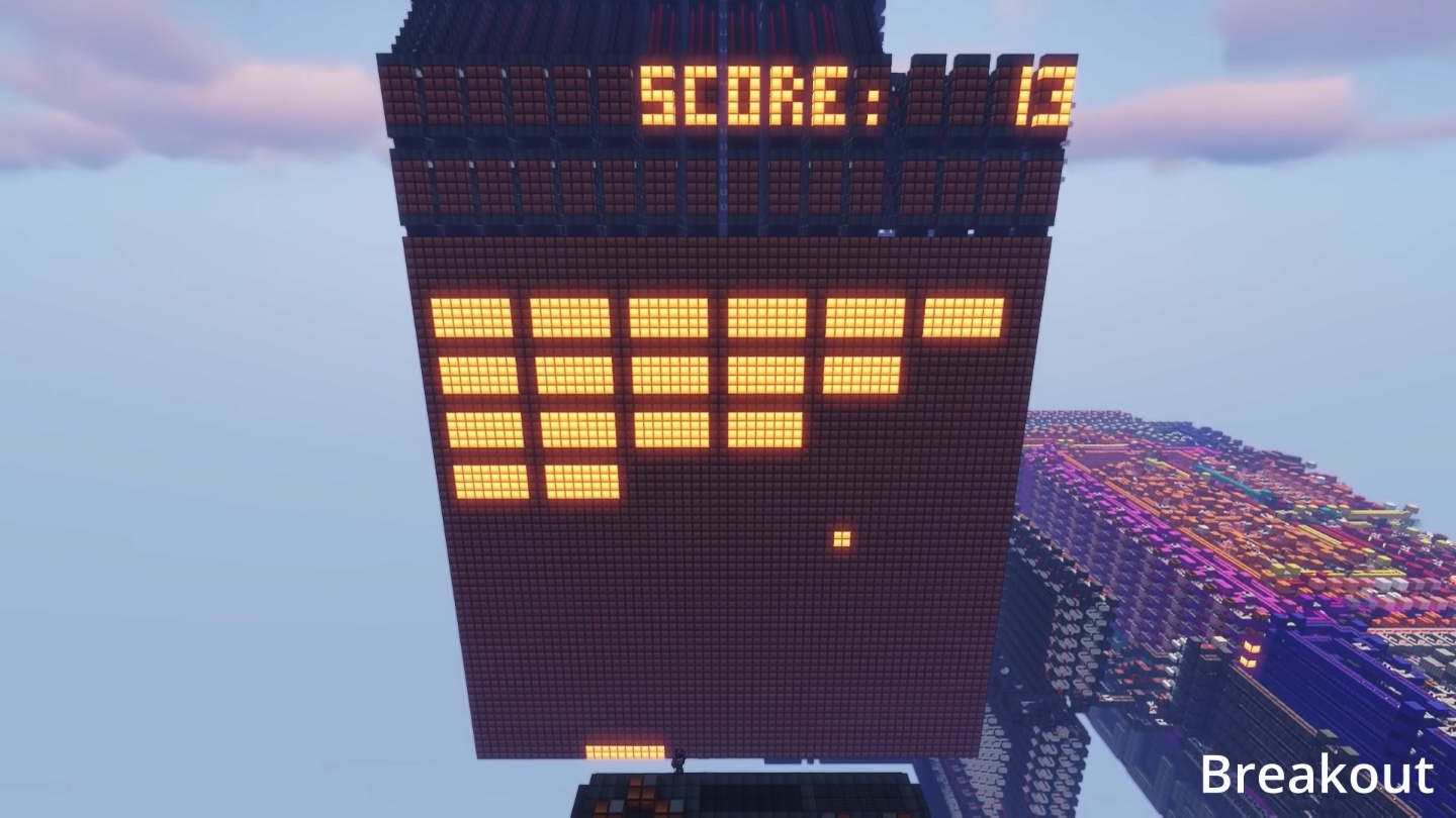 เกมซ้อนเกม! Gamer อัจฉริยะสร้างเกมซ้อนในเกม minecraft อีกต่อหนึ่ง