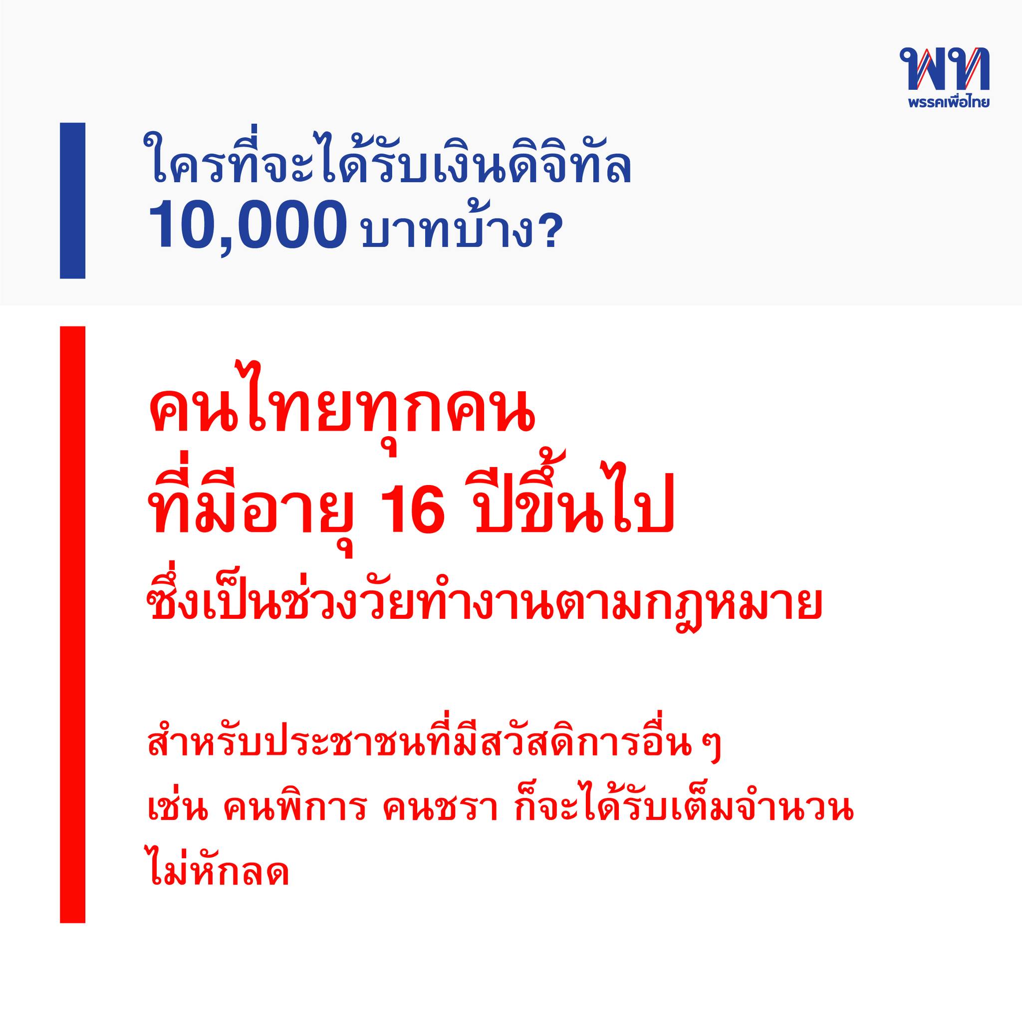เงินดิจิทัล 10,000 บาท ได้วันไหน-ลงทะเบียนอย่างไร-ใครได้บ้าง? เงินดิจิทัล 10,000 บาท ได้วันไหน-ลงทะเบียนอย่างไร-ใครได้บ้าง?
