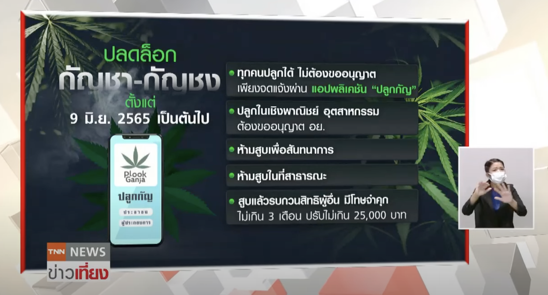 (คลิป) เปิดข้อกฎหมายปลดล็อก กัญชา-กัญชง ปชช.จดแจ้งปลูกกัญชากว่า 1 แสนคน 