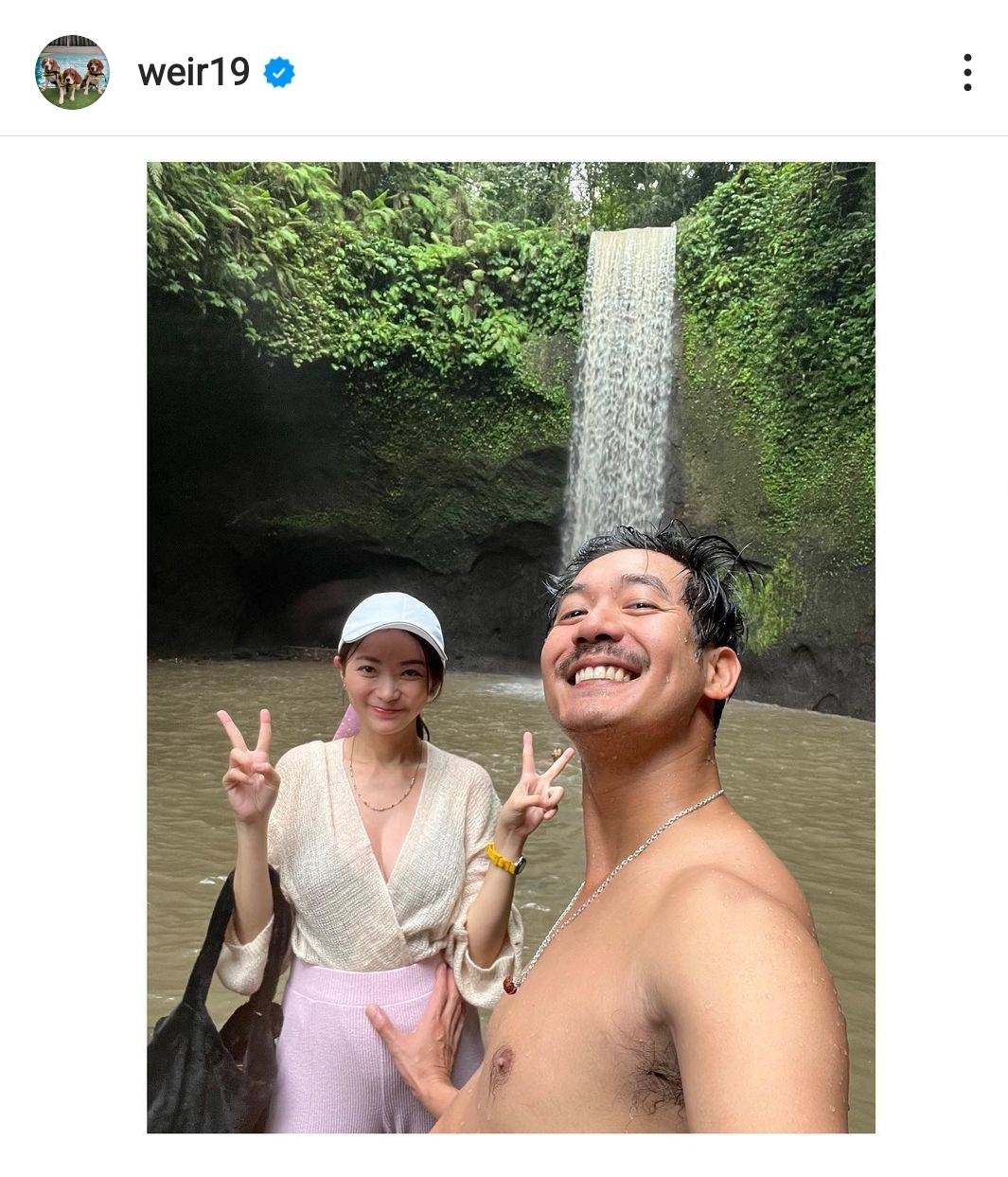 ครอบครัวสุขสันต์ เวียร์ เผยภาพพา วิกกี้ และลูก เที่ยวบาหลี