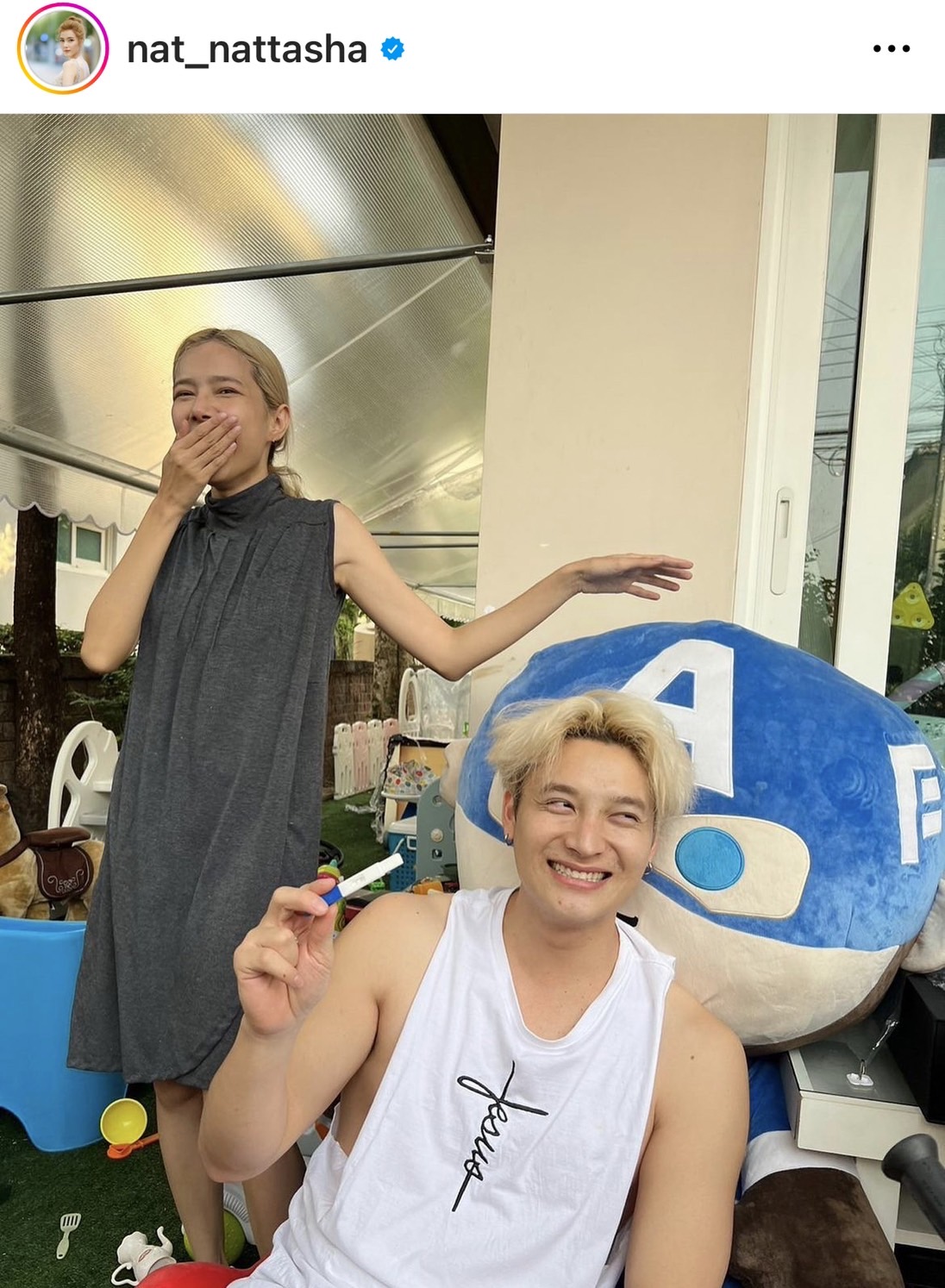 แนท ณัฐชา เซอร์ไพรส์ของขวัญวันเกิดสามี  แจ้งข่าวดีตั้งครรภ์ลูกคนที่ 2