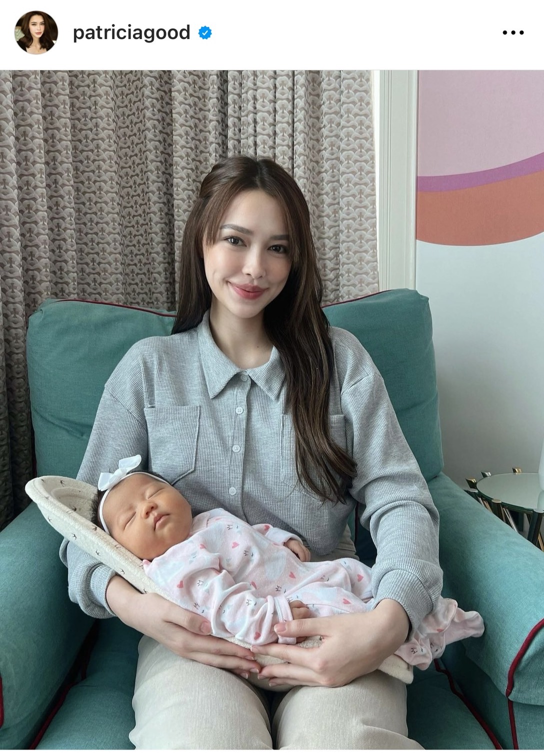 แพทริเซีย อวดภาพ น้องเอลิเซีย อายุครบ2เดือนแล้ว