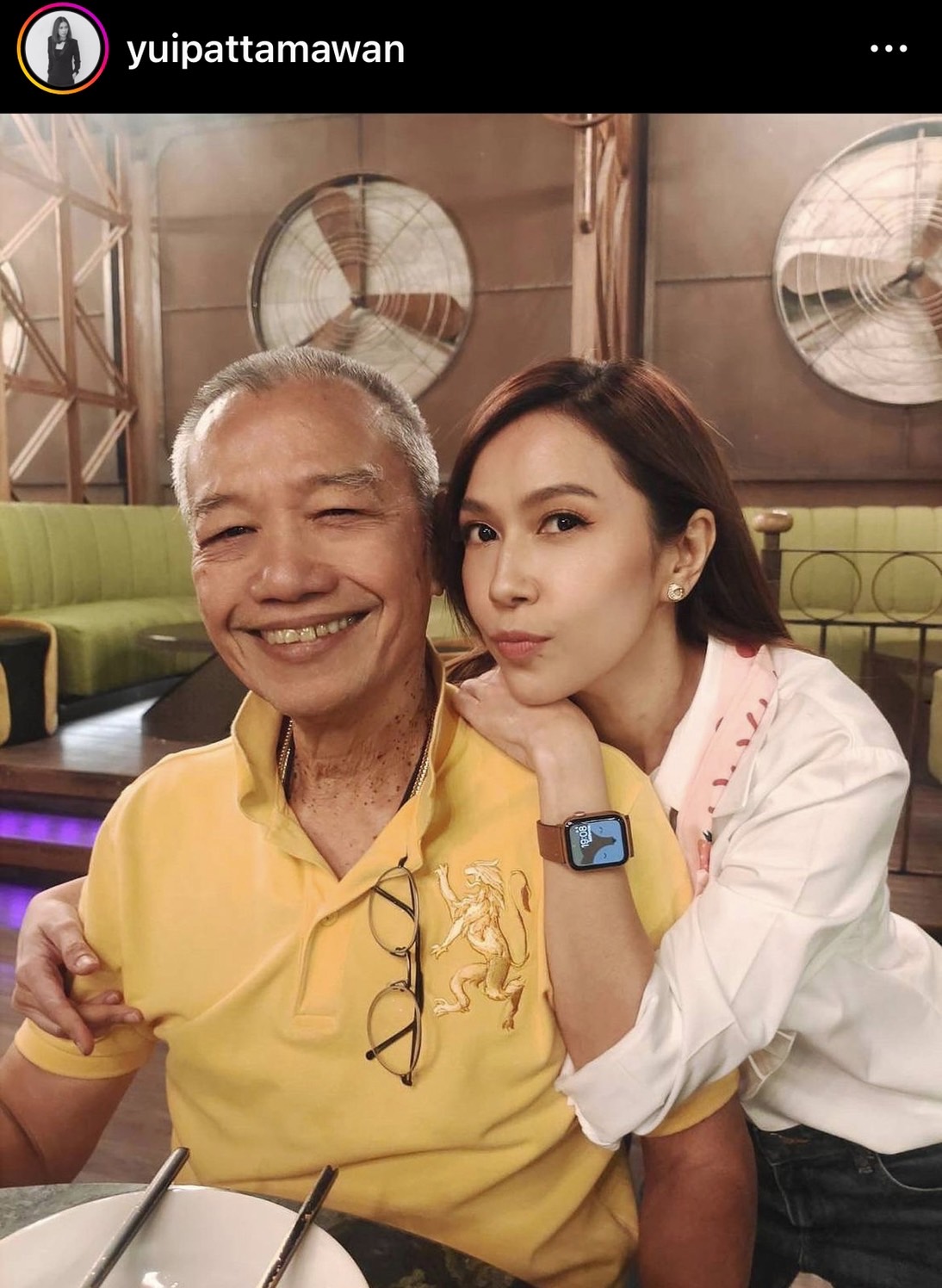 ยุ้ย ปัทมวรรณ ห่วงสุขภาพ พ่อรอง  ไม่ยอมหยุดทำงานแม้วัย 77 ปี 