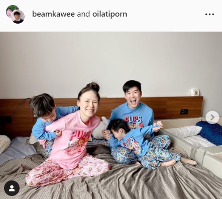 บีม กวี แฮปปี้!! ภรรยาท้องลูกแฝดอีกครั้ง ด้าน น้องธีร์-น้องพีร์ ขึ้นแท่นพี่ชาย 