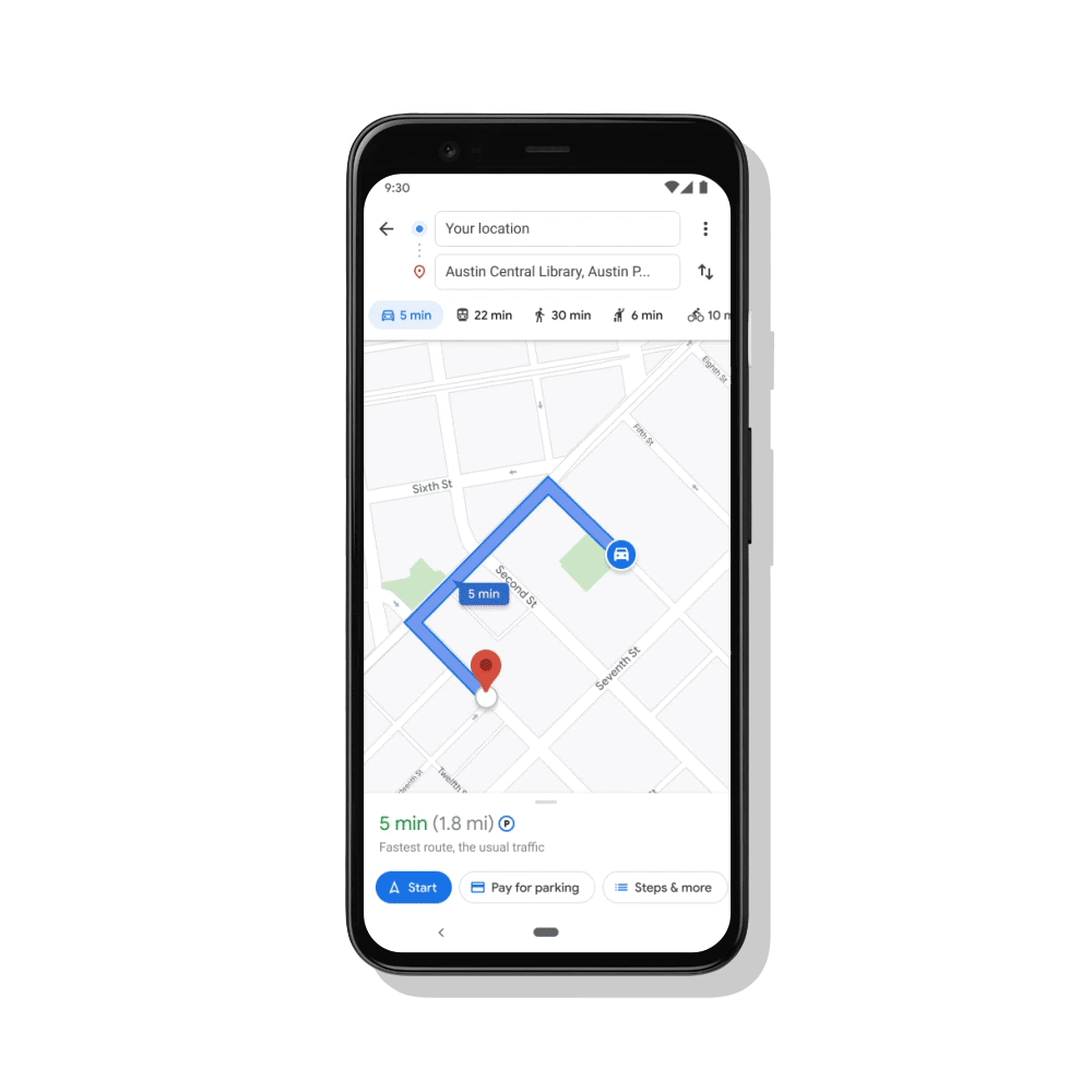 สามารถใช้ Google Maps จ่ายเงินค่าจอดรถ ค่ารถเมย์สาธารณะได้แล้ว !!