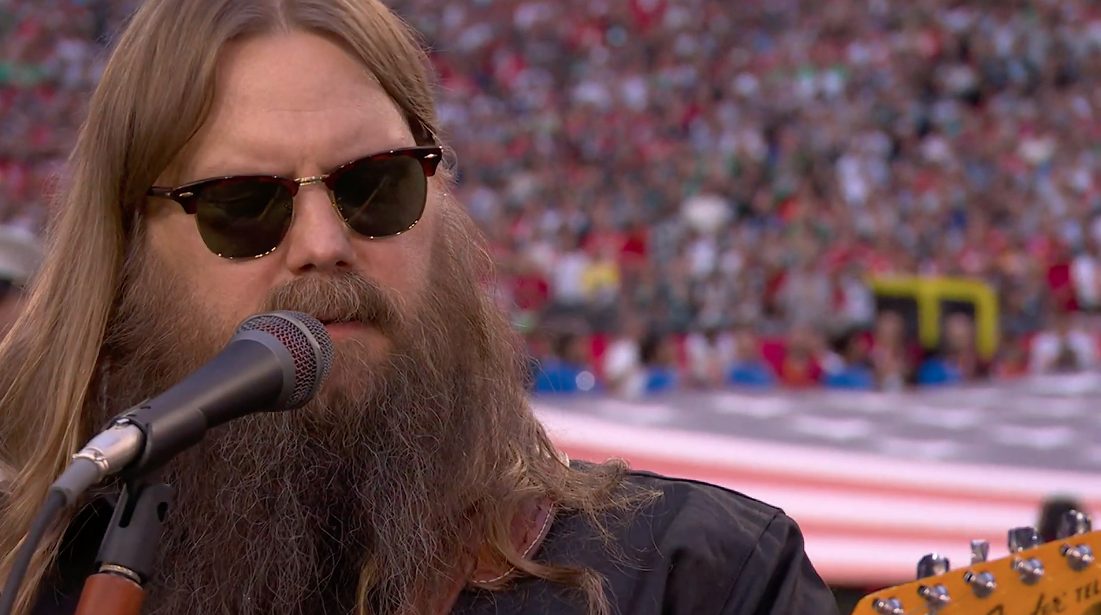 สีสัน Super Bowl!! 'Chris Stapleton-Babyface' ร้องเพลงเปิดฉากการแข่งขัน