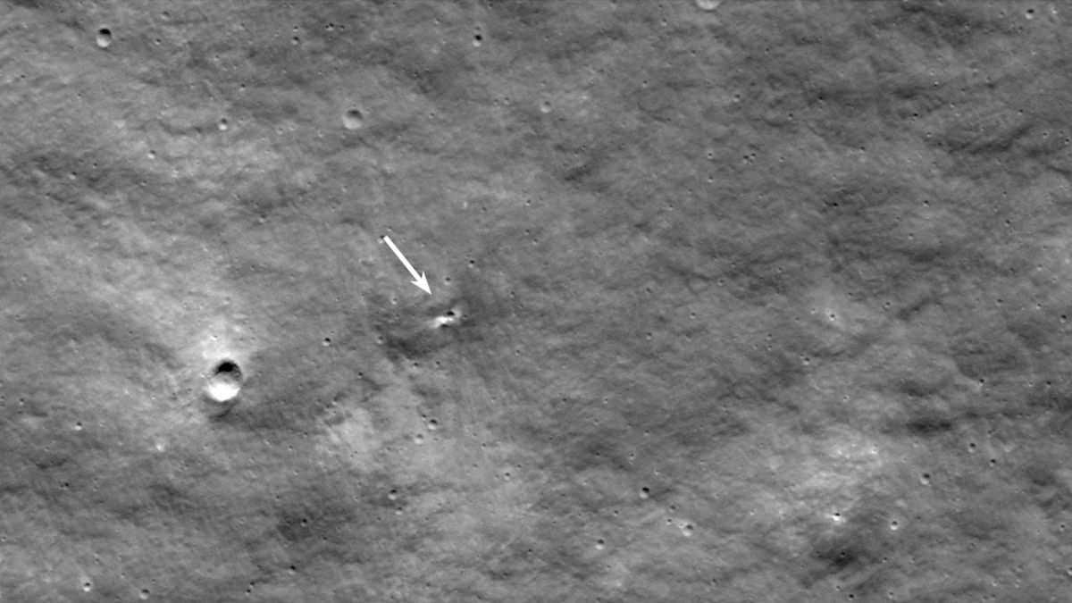 ยานอวกาศของ NASA ค้นพบจุดตกจุดสุดท้ายของยาน Luna-25 ของรัสเซีย
