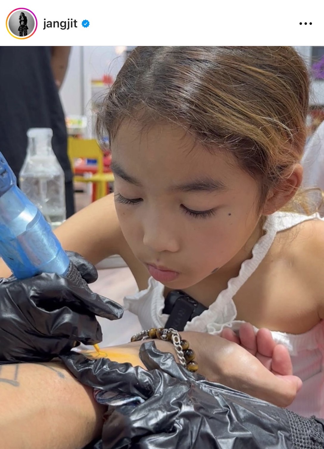 แจ๊ส-แจง อึ้ง น้องแตงไทย ลูกสาววัย 8 ขวบ ขอเรียนสักลาย 