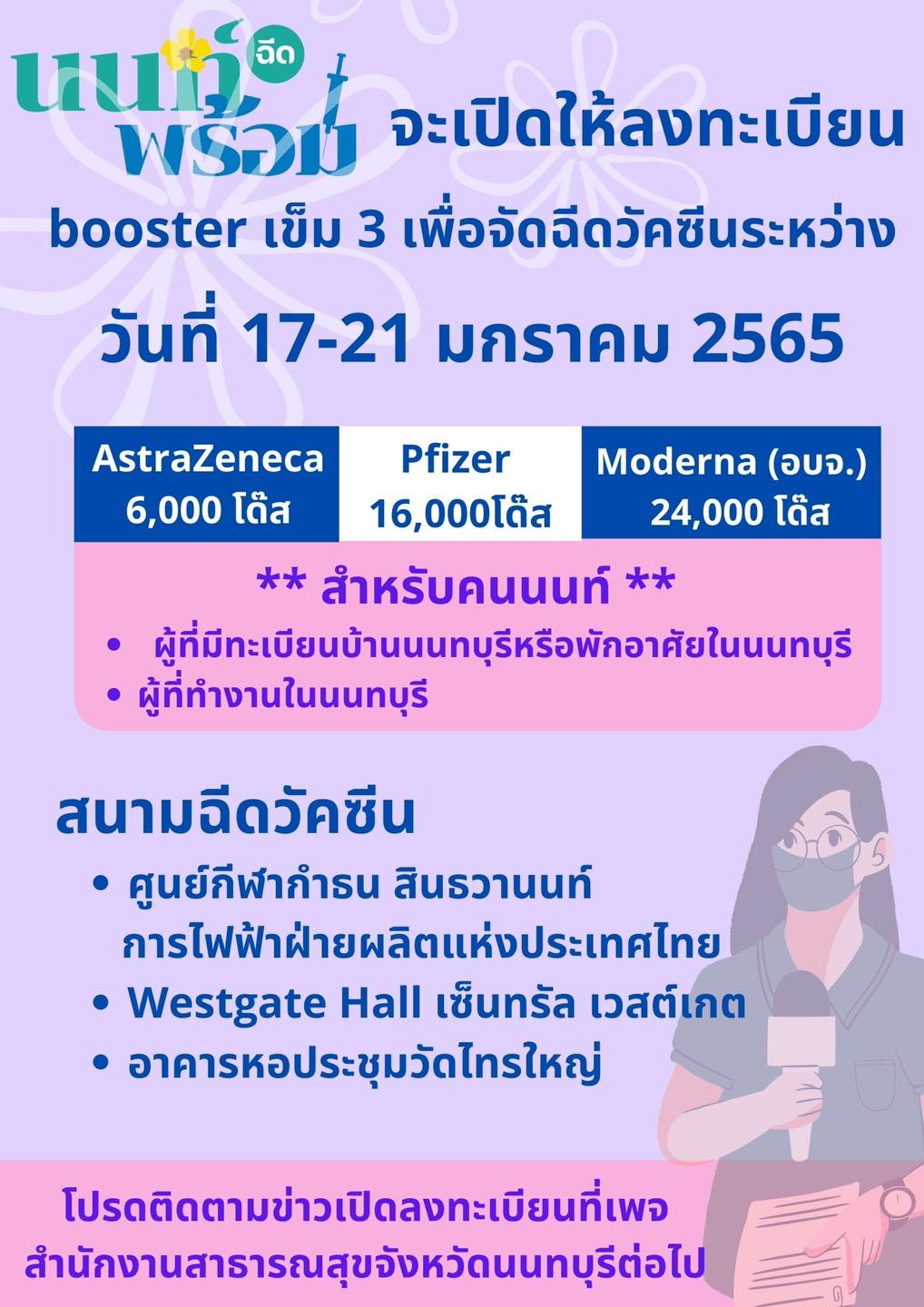 รวมจุดฉีดวัคซีนเข็ม 3 อัปเดตล่าสุดมีครบทุกยี่ห้อ เช็กเลยที่นี่ รวมจุดฉีดวัคซีนเข็ม 3 อัปเดตล่าสุดมีครบทุกยี่ห้อ เช็กเลยที่นี่