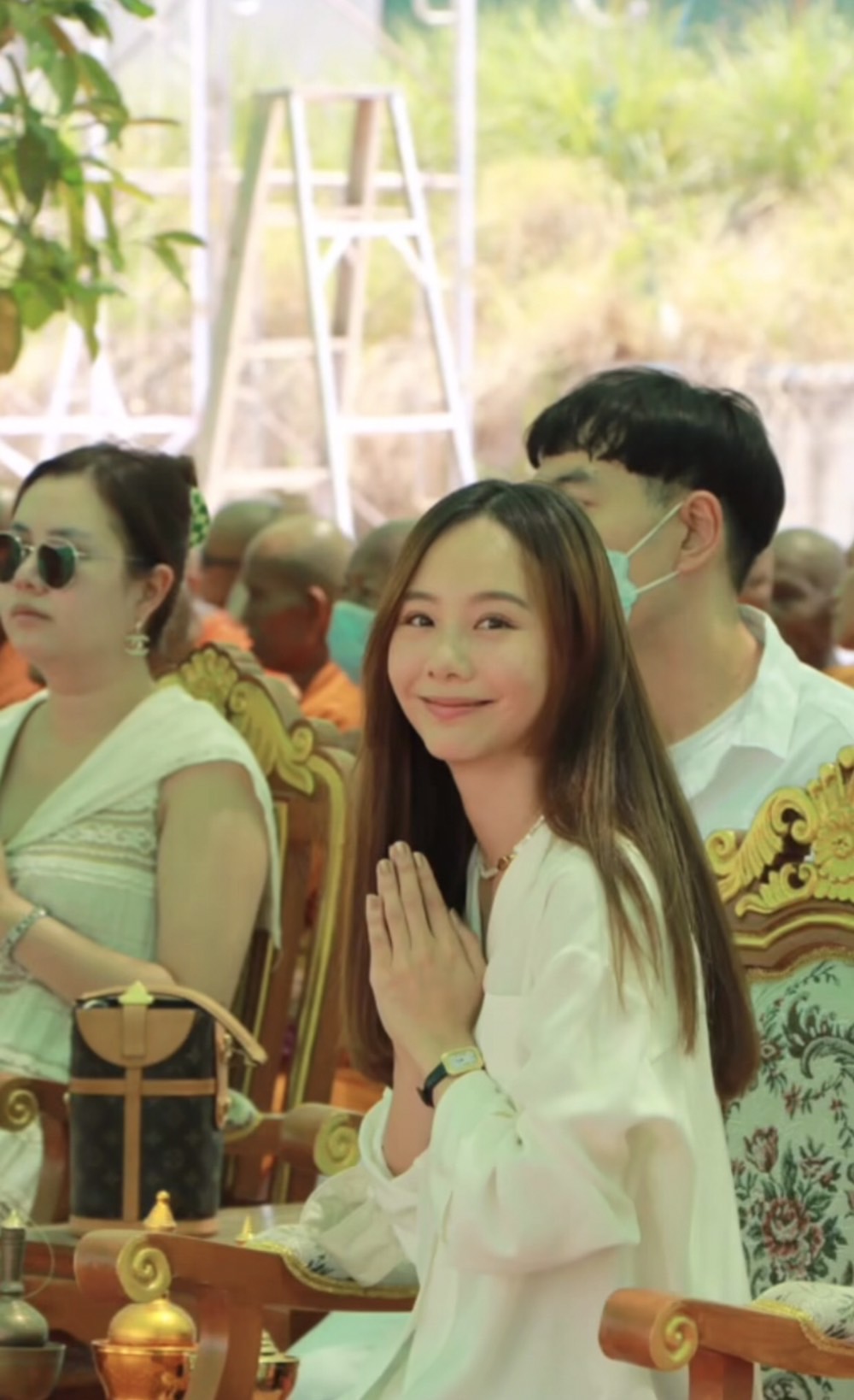 ครั้งหนึ่งในชีวิตเต้ย จรินทร์พร ปลื้มใจ ร่วมเป็นประธานสร้างโบสถ์ 