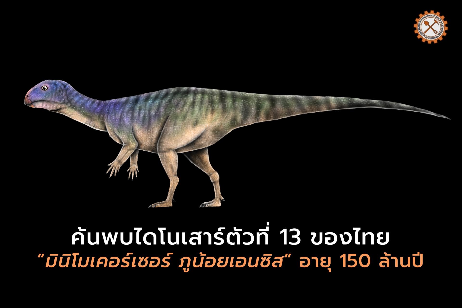 ค้นพบไดโนเสาร์ตัวที่ 13 ของไทย มินิโมเคอร์เซอร์ ภูน้อยเอนซิส ค้นพบไดโนเสาร์ตัวที่ 13 ของไทย มินิโมเคอร์เซอร์ ภูน้อยเอนซิส