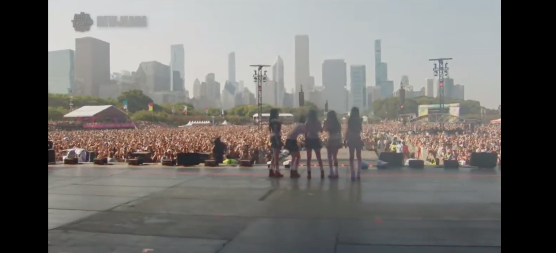 ตัวแม่สุดมุ้งมิ้ง!! NewJeans กระทบไหล่ Billie Eilish ที่เทศกาลดนตรี Lollapalooza
