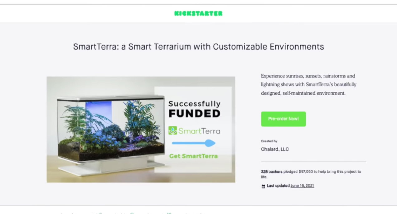 Smart Terra ตู้ระบบนิเวศอัจฉริยะ นวัตกรรมช่วยดูแลต้นไม้