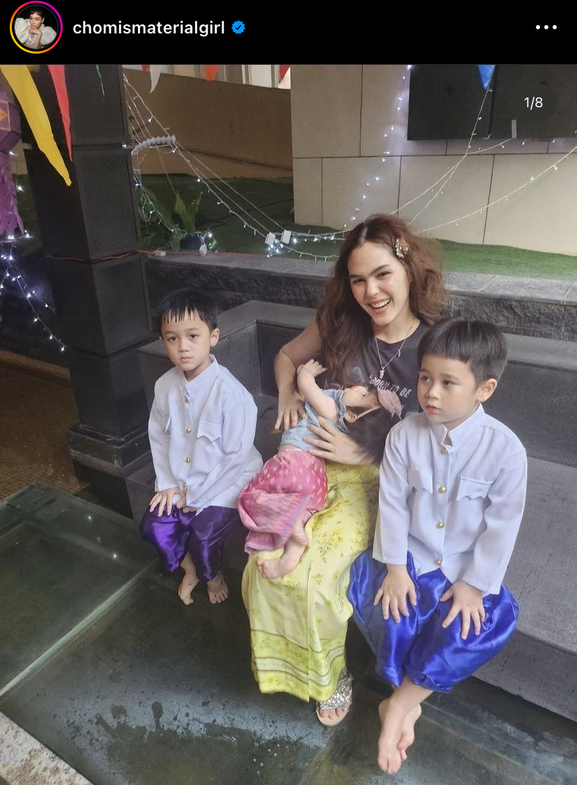 ชมพู่ อารยา แชร์โมเมนต์ก้าวแรกของลูกสาว น้องแอบิเกล 