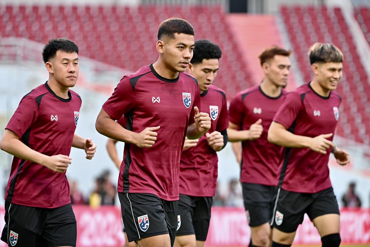 'ช้างศึก' ซ้อมครั้งสุดท้าย ก่อนดวลมาเลเซีย ศึกอาเซียน คัพ 2024 'ช้างศึก' ซ้อมครั้งสุดท้าย ก่อนดวลมาเลเซีย ศึกอาเซียน คัพ 2024