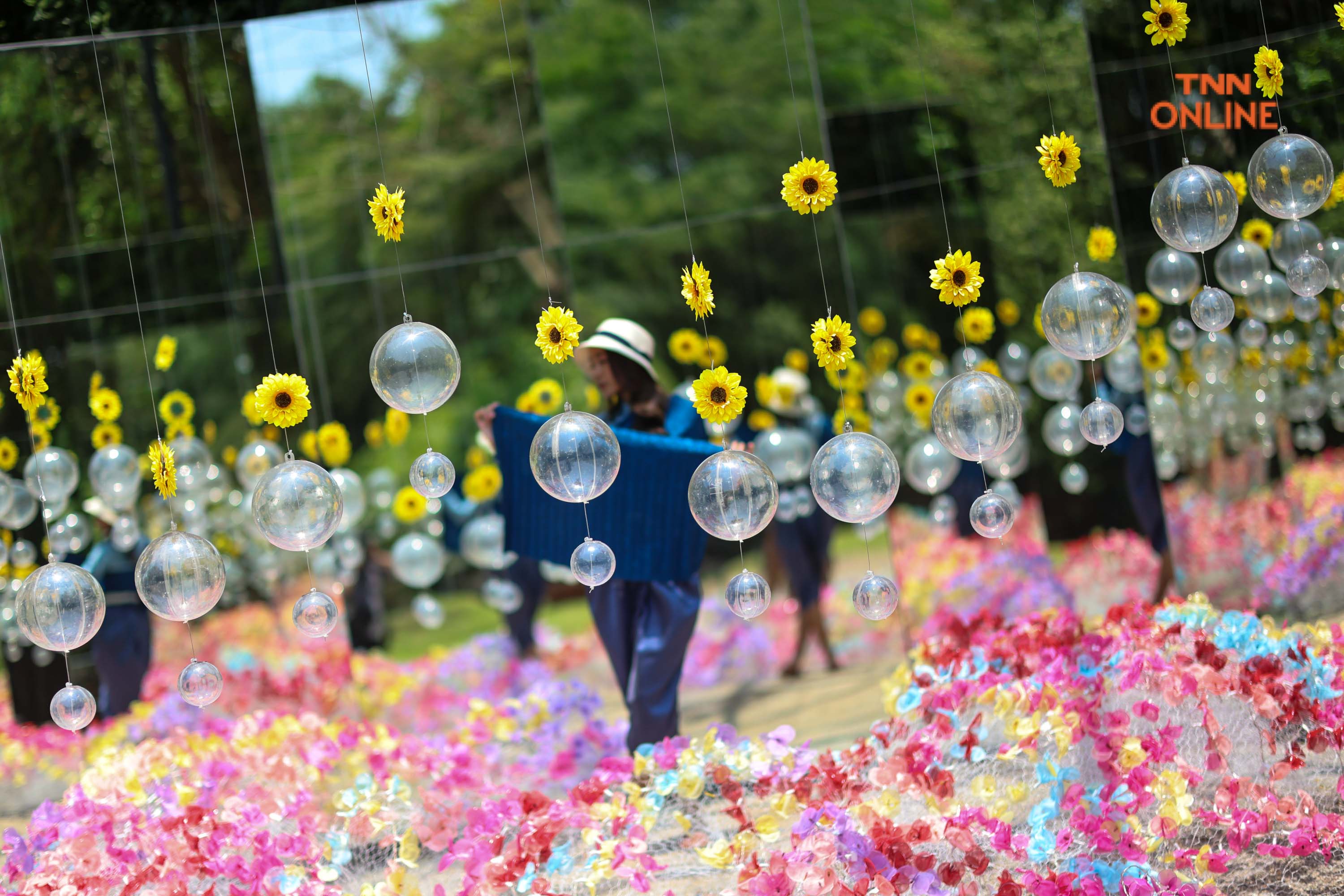 แชะ เที่ยว ชมดอกไม้นานาพันธ์ุ งานเทศกาลฤดูร้อน ณ สัทธา อุทยานไทย