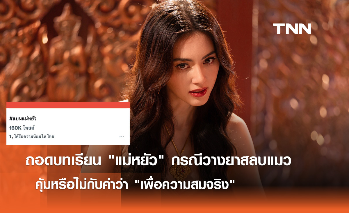 ถอดบทเรียน "แม่หยัว" กรณีวางยาสลบแมว  คุ้มหรือไม่กับคำว่า "เพื่อความสมจริง" 