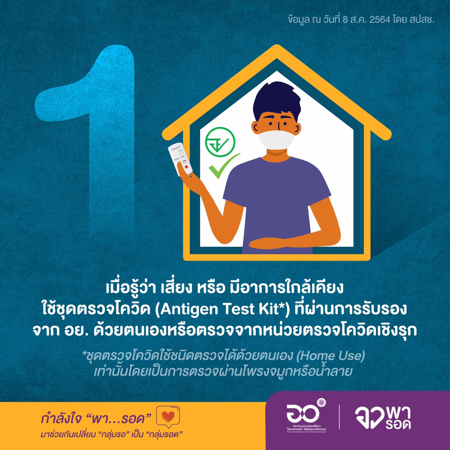 เปิด 4 ขั้นตอน “HOME Isolation” เข้าสู่ระบบการรักษาตัวที่บ้าน ส่งยา-พร้อมอาหาร 3 มื้อ เปิด 4 ขั้นตอน “HOME Isolation” เข้าสู่ระบบการรักษาตัวที่บ้าน ส่งยา-พร้อมอาหาร 3 มื้อ