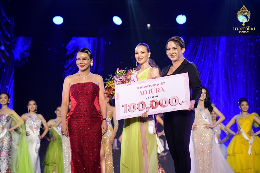 นางสาวไทย 2565 รอบพรีลิมฯ 24 สาวงามอวดโฉมออร่าสะพรั่ง  ด้าน  นิต้า มานิตา คว้ารางวัล Miss Brilliant Beauty by True 5G  
