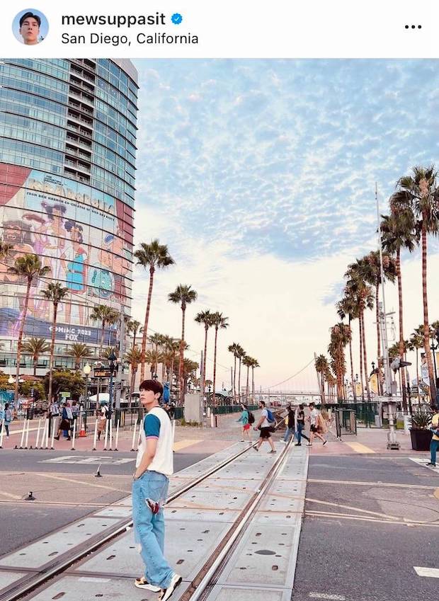 ชีพจรลงเท้า!! ‘มิว ศุภศิษฏ์’ ลัดฟ้าร่วมอีเวนต์ใหญ่ San Diego Comic-Con 