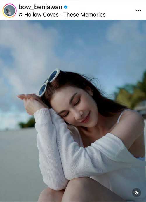 หรือจะเปิดตัวรักครั้งใหม่? โบว์ เบญจวรรณ โพสต์โมเมนต์หวานชวนคิด หรือจะเปิดตัวรักครั้งใหม่? โบว์ เบญจวรรณ โพสต์โมเมนต์หวานชวนคิด
