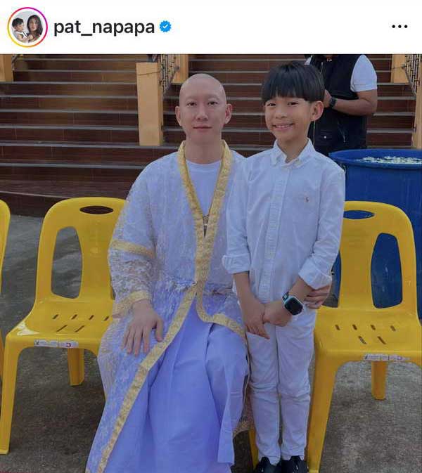 แพท ณปภา พา น้องเรซซิ่ง ร่วมอนุทนา พ่อเบนซ์ เข้าพิธีอุปสมบท แพท ณปภา พา น้องเรซซิ่ง ร่วมอนุทนา พ่อเบนซ์ เข้าพิธีอุปสมบท