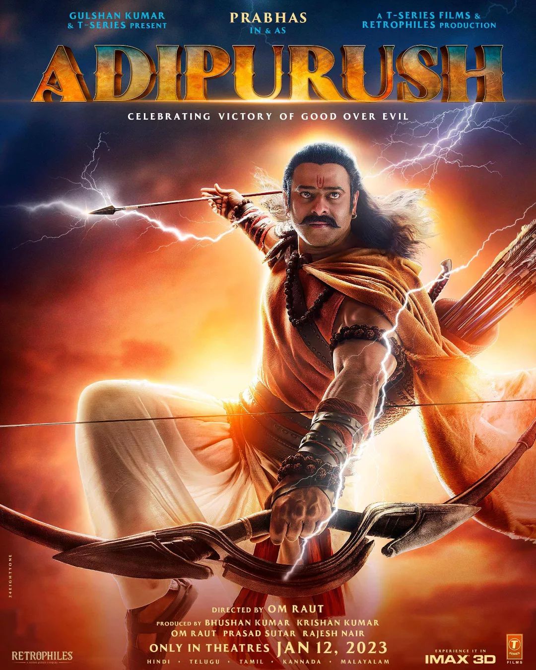 “Adipurush” หนังตำนานพระรามบุกกรุงลงกาสุดอลังการ!