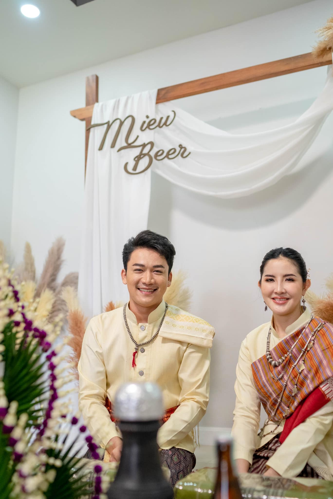 เบียร์ พร้อมพงษ์ ควงแฟนสาวแต่งงานสุดเรียบง่ายและอบอุ่น