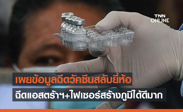 "หมอมานพ" เผยฉีดแอสตร้าฯตามด้วยไฟเซอร์ ภูมิขึ้นเกือบเท่าฉีด “ไฟเซอร์” 2 เข็ม