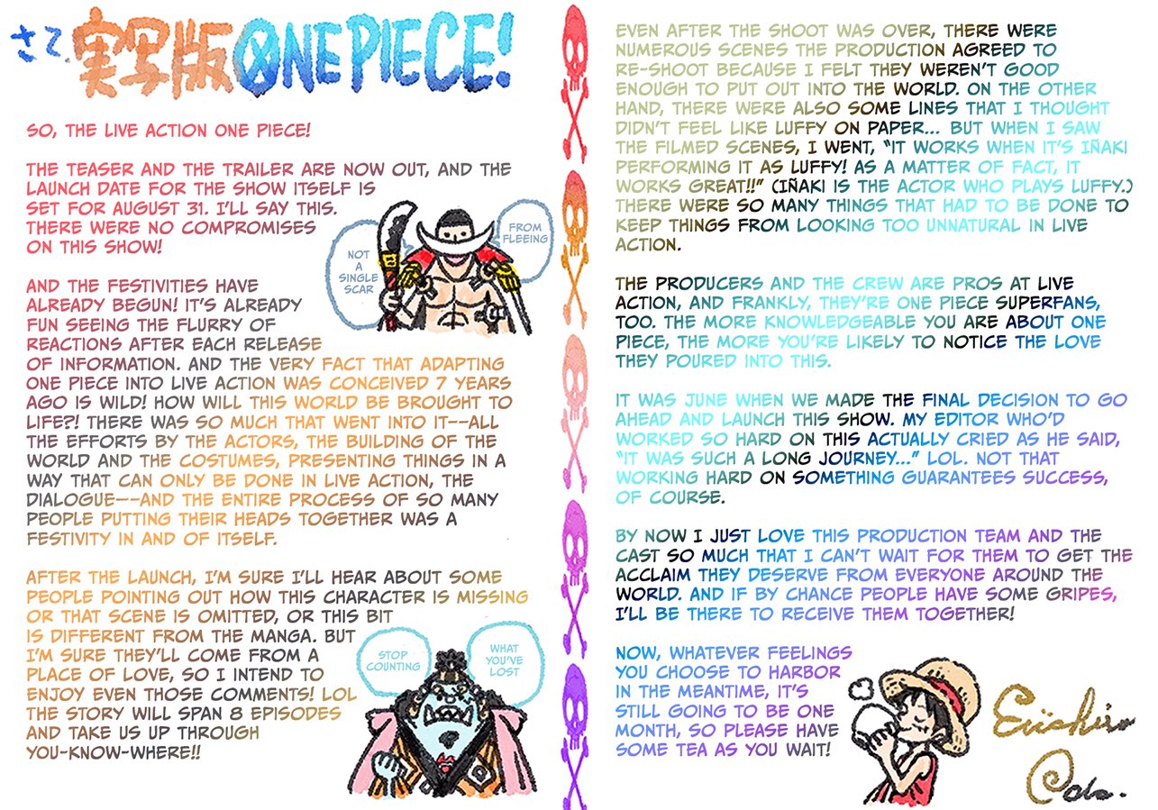 ฉลอง One Piece Day ปล่อยตัวอย่างใหม่ One Piece ฉบับ Live-Action (มีคลิป) 