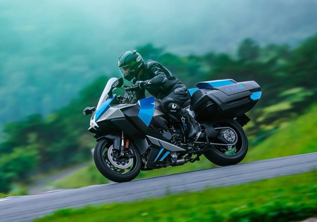  Kawasaki เผยโฉม Ninja มอเตอร์ไซค์สุดแกร่งขับเคลื่อนพลังไฮโดรเจน