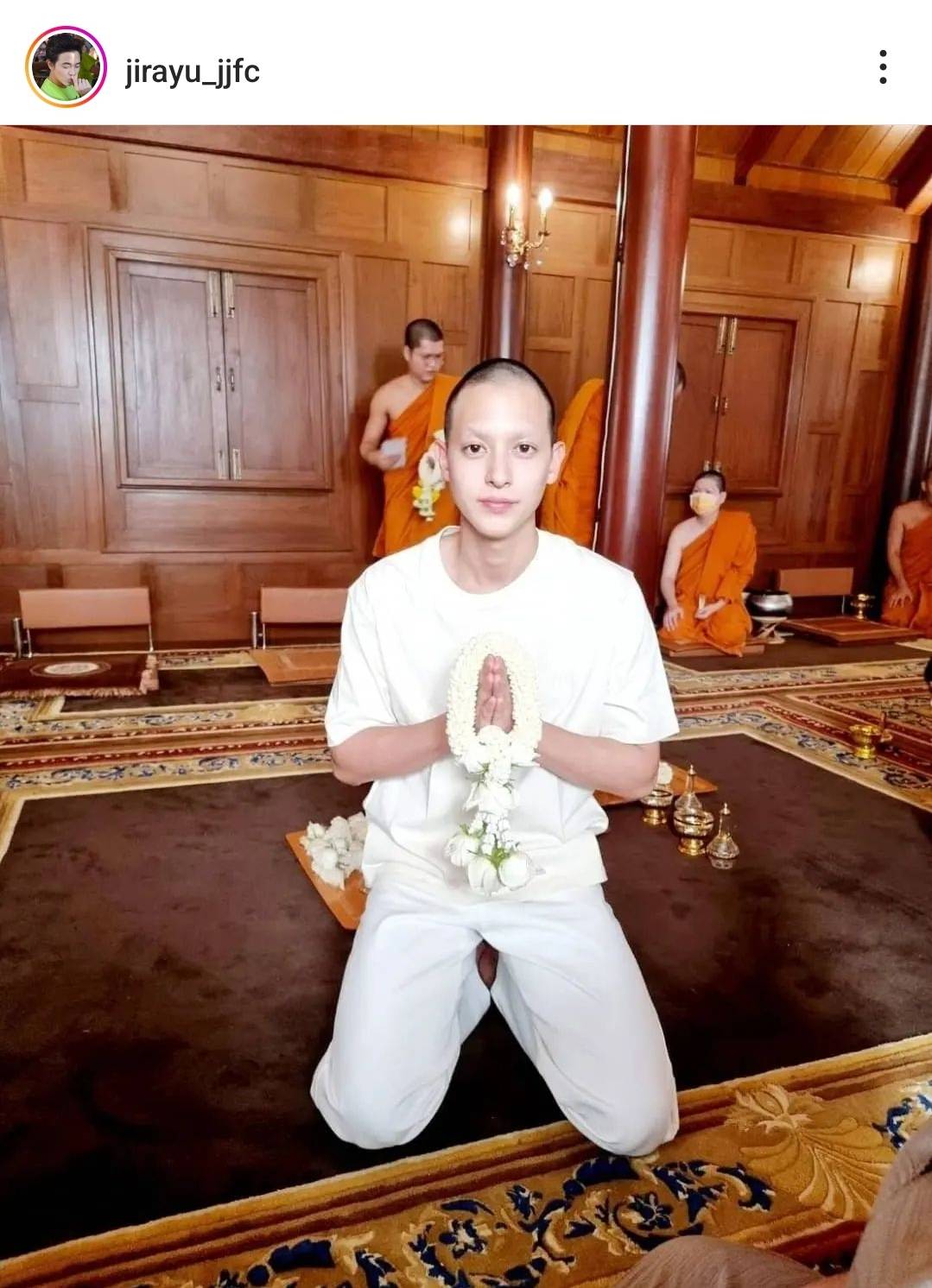 เจมส์จิ ลาสิกขาแล้ว หลังบวชศึกษาพระธรรม 15 วัน เจมส์จิ ลาสิกขาแล้ว หลังบวชศึกษาพระธรรม 15 วัน