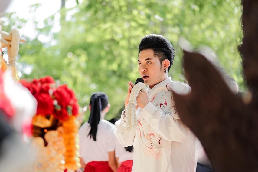 “ตุ๊กกี้ - เก่ง – ตั้ม” ร่วมพิธีบวงสรวงท้าวเวสสุวรรณ (มีคลิป)