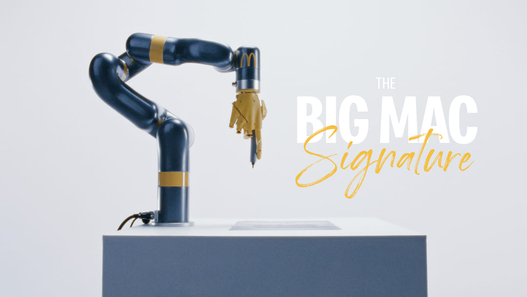 “McDonald's” ใช้ AI ช่วยสร้างลายเซ็นให้เมนูระดับตำนาน “Big Mac” “McDonald's” ใช้ AI ช่วยสร้างลายเซ็นให้เมนูระดับตำนาน “Big Mac”