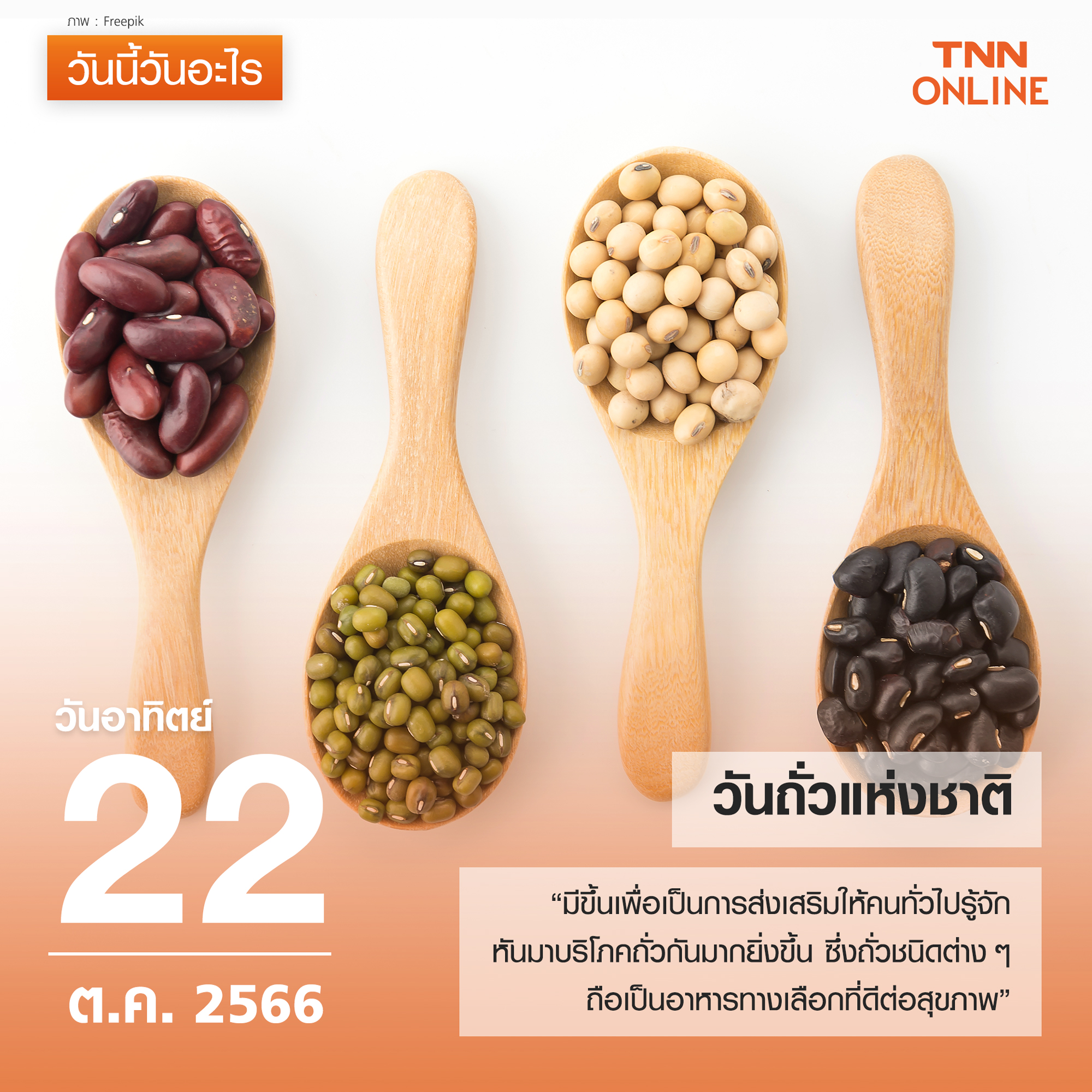 วันนี้วันอะไร 22 ตุลาคม ตรงกับ “วันถั่วแห่งชาติ” วันนี้วันอะไร 22 ตุลาคม ตรงกับ “วันถั่วแห่งชาติ”