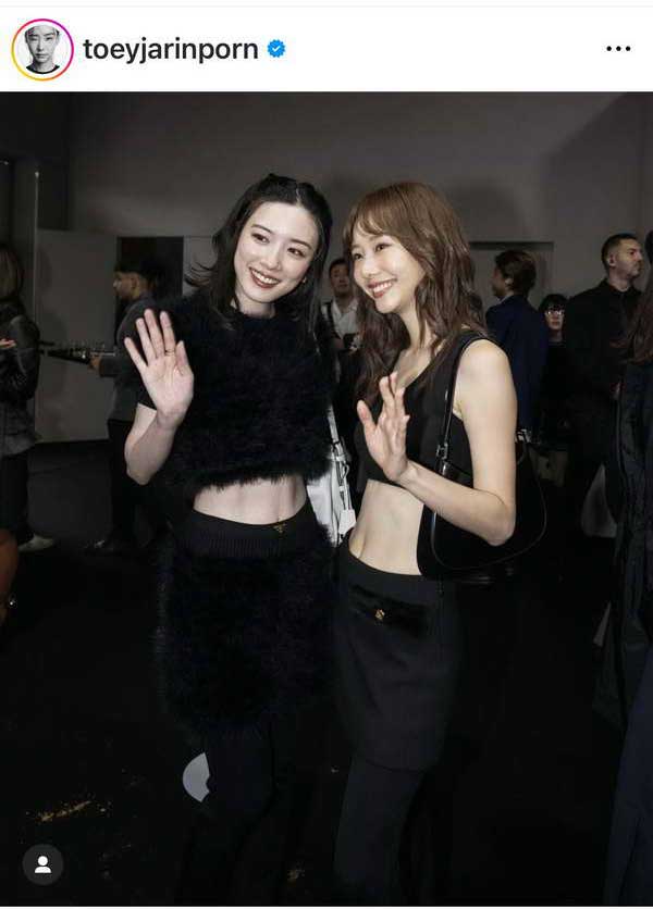 เต้ย จรินทร์พร บินนั่งนั่งฟรอนต์โรว์ชมแฟชั่นแบรนด์ดัง Milan Fashion Week เต้ย จรินทร์พร บินนั่งนั่งฟรอนต์โรว์ชมแฟชั่นแบรนด์ดัง Milan Fashion Week