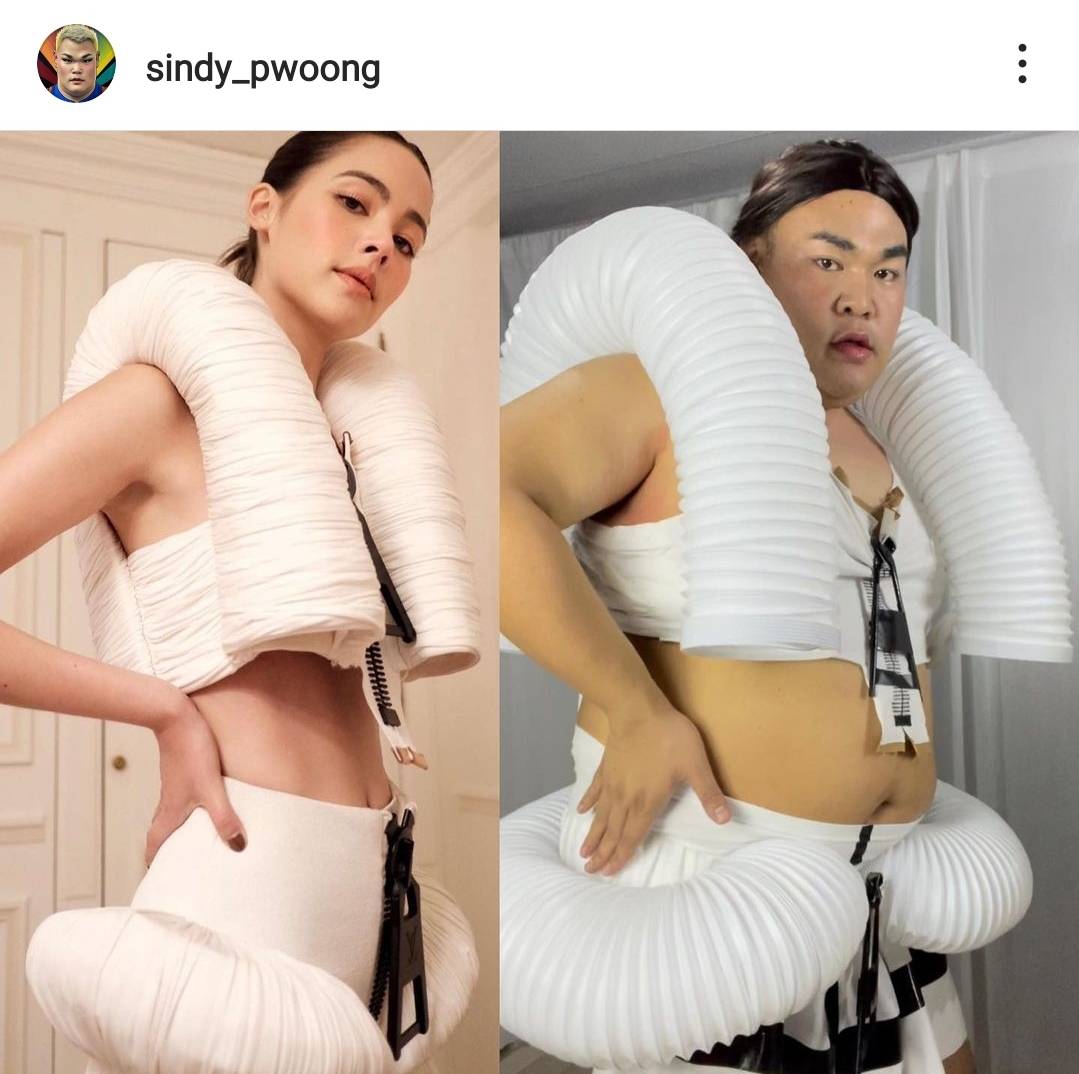 ถ้าเธอเป๊ะฉันก็เป๊ะ ปิงปอง คัฟเวอร์ลุค ญาญ่า ดูแฟชั่นโชว์ที่ปารีส