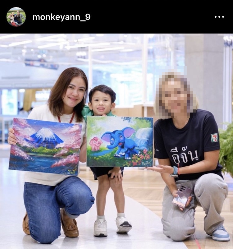 เก่งเกินวัย น้องโพธิ์ ลูกชายคุณพ่อ ชาคริต วาดภาพเก่งจนสร้างเม็ดเงินได้