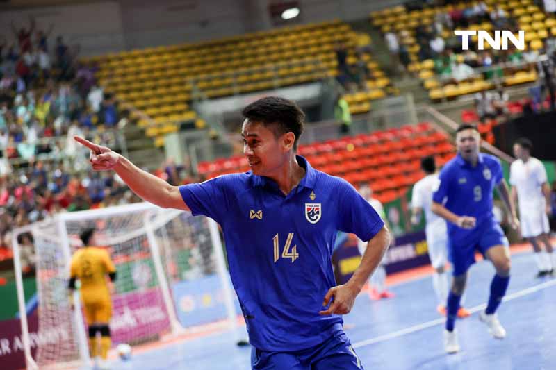 ไทยชนะจีนนัดแรก ขึ้นนำจ่าฝูงกลุ่ม เอ ฟุตซอลเอเชียน คัพ 2024 ไทยชนะจีนนัดแรก ขึ้นนำจ่าฝูงกลุ่ม เอ ฟุตซอลเอเชียน คัพ 2024