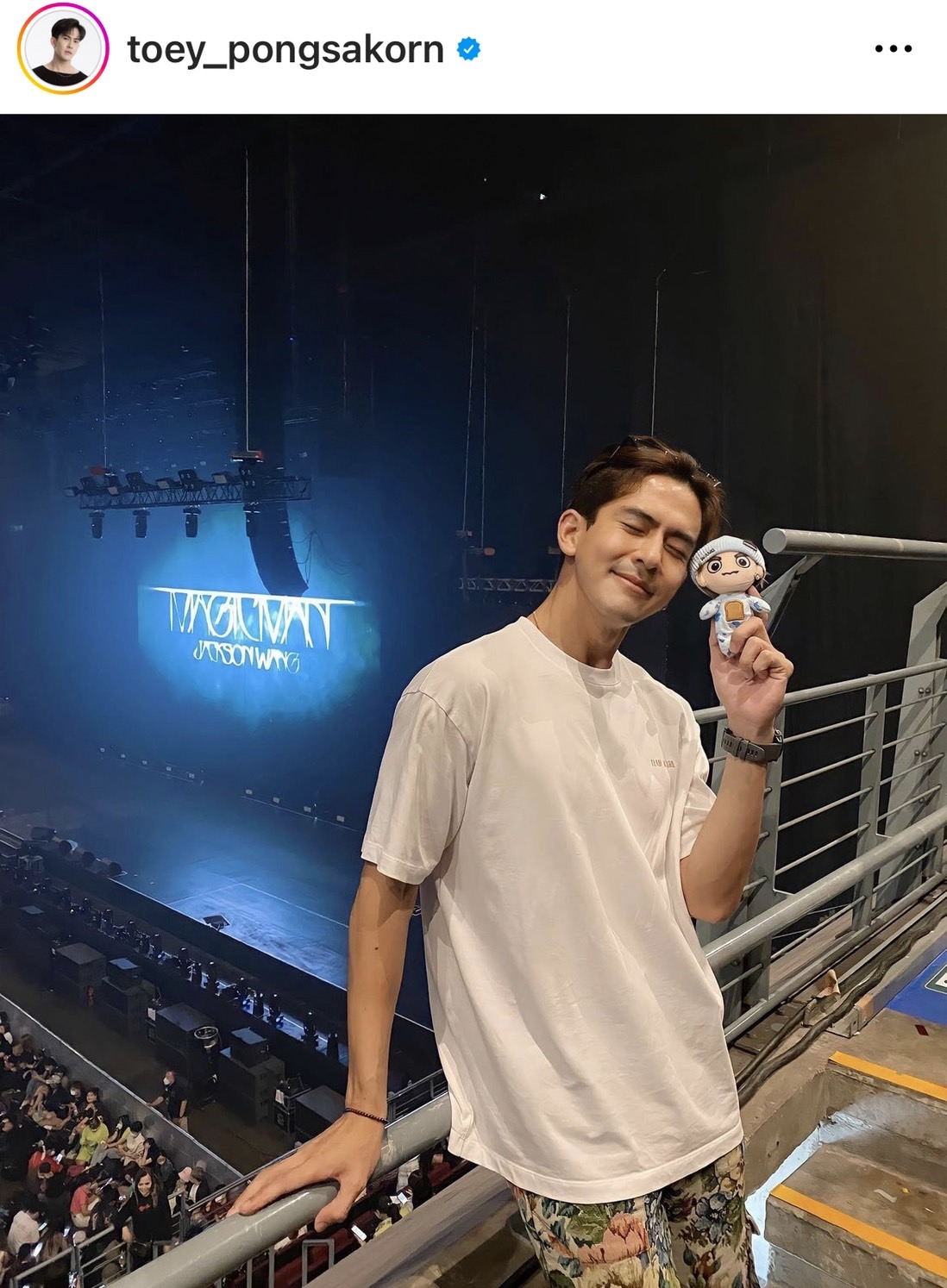 โซเชียลชื่นชม!!  เต้ย พงศกร แฟนบอยตัวยงโผล่คอนเสิร์ต แจ็คสัน หวัง ไม่ใช่อภิสิทธิ์ดารา