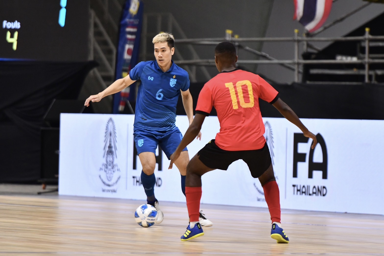 ผลฟุตซอล NSDF Futsal Championship 2023 สายเอ นัดแรก ไทย พบ โมซัมบิก