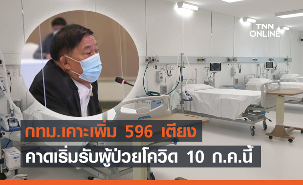 โควิดพ่นพิษหนัก! กทม.เคาะเพิ่มเตียงกลุ่ม "เหลือง-แดง" 596 เตียง
