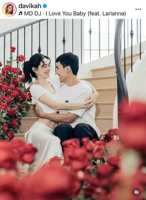 ใหม่ ดาวิกา-เต๋อ ฉันทวิชช์ ฉลองรัก6ปี กลางดงดอกกุหลาบสุดสวีท ใหม่ ดาวิกา-เต๋อ ฉันทวิชช์ ฉลองรัก6ปี กลางดงดอกกุหลาบสุดสวีท