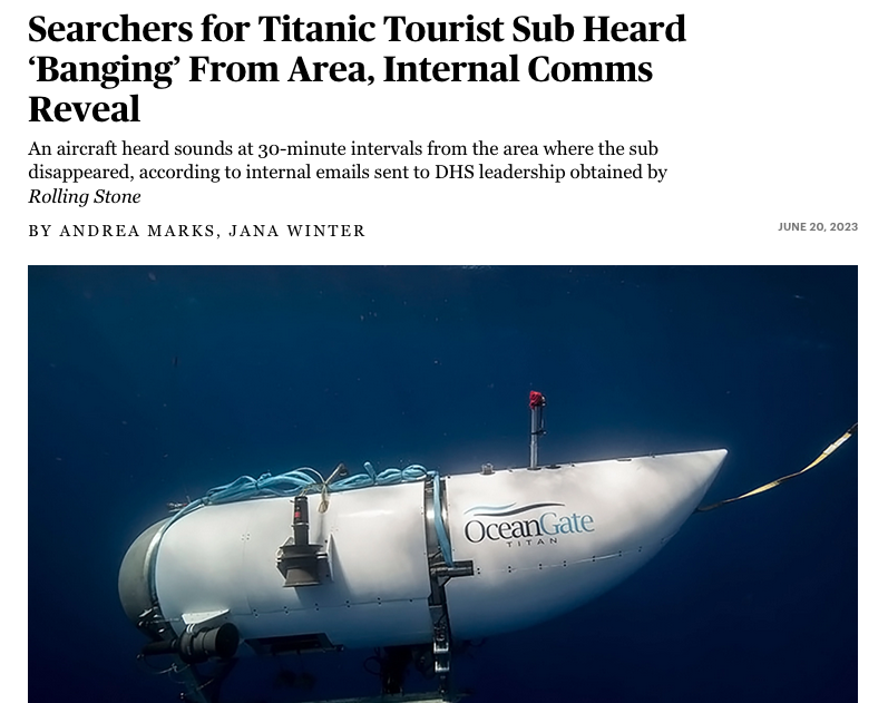 มุมมอง 'เจมส์ คาเมรอน'!! ผกก. Titanic & นักสำรวจทะเล หลังเหตุเรือดำน้ำไททันหายปริศนา