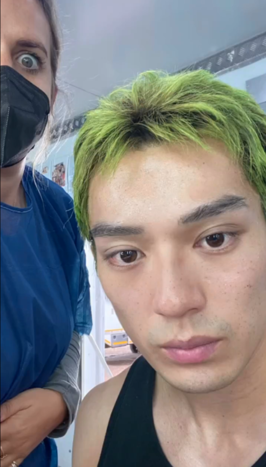   “Mackenyu” หลับทุกที่ในกองที่ในกองถ่าย “ONE PIECE”
