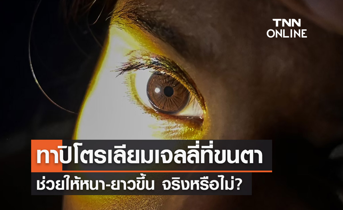 ทาปิโตรเลียมเจลลี่ที่ขนตาช่วยให้หนา-ยาวขึ้น สถาบันโรคผิวหนังตอบชัดจริงหรือ?