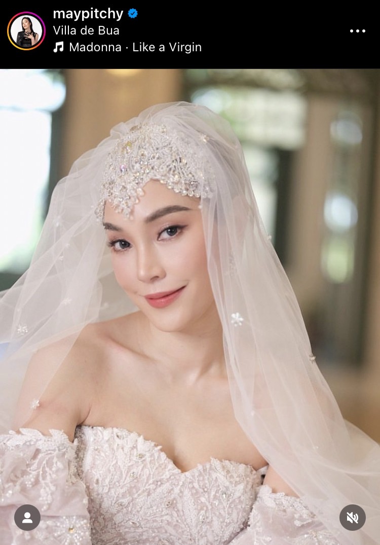 เมย์ พิชญ์นาฏ แค่ซ้อมใส่ชุด แต่ออร่าเจ้าสาวจับมาก เมย์ พิชญ์นาฏ แค่ซ้อมใส่ชุด แต่ออร่าเจ้าสาวจับมาก