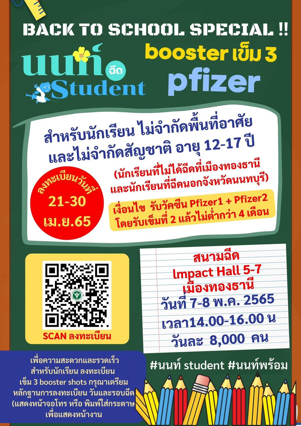 เช็กที่นี่! รวมจุดฉีดวัคซีนโควิดฟรี เข็ม 1, 2, 3, 4 ทั้งลงทะเบียน และ Walk in เช็กที่นี่! รวมจุดฉีดวัคซีนโควิดฟรี เข็ม 1, 2, 3, 4 ทั้งลงทะเบียน และ Walk in